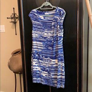 Calvin Klein jersey knit shift dress